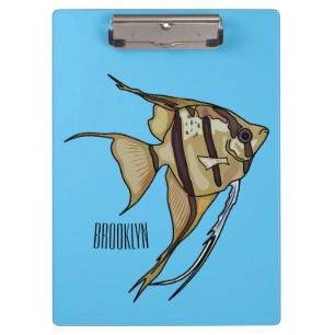 Pranchetas Ilustração de desenho animado de Angelfish