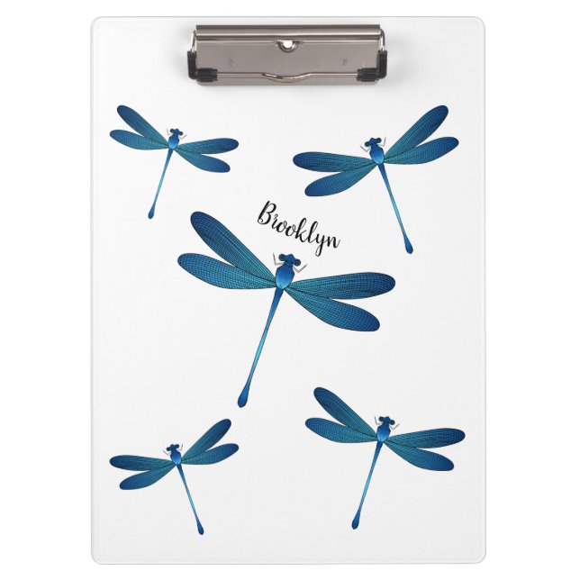 Pranchetas Ilustração de desenho animado de Dragonfly (Frente)