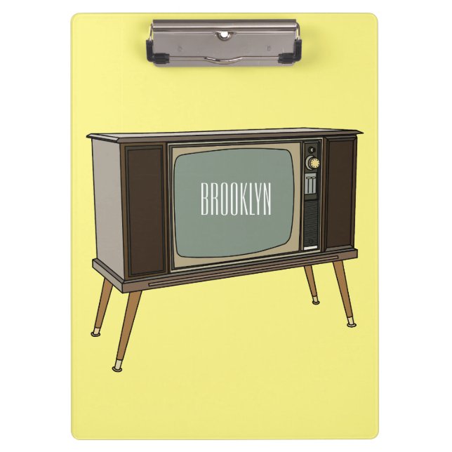 Pranchetas Ilustração de desenho animado de televisão (Frente)