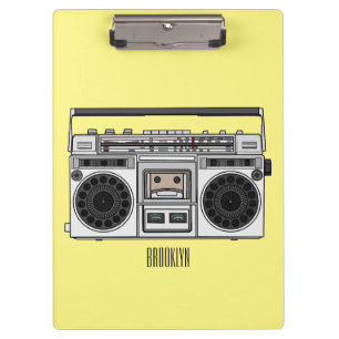 Pranchetas Ilustração de desenho de rádio