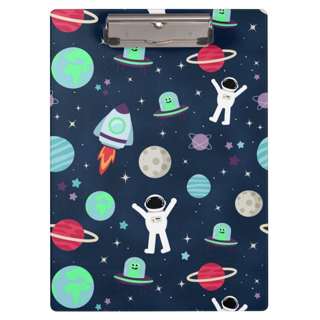 Pranchetas ilustração de padrão espacial (Frente)