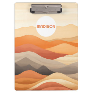 Pranchetas Ilustração de Paisagem de Abstrato de Nome Persona