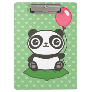 Pranchetas Ilustração de Panda Bonita