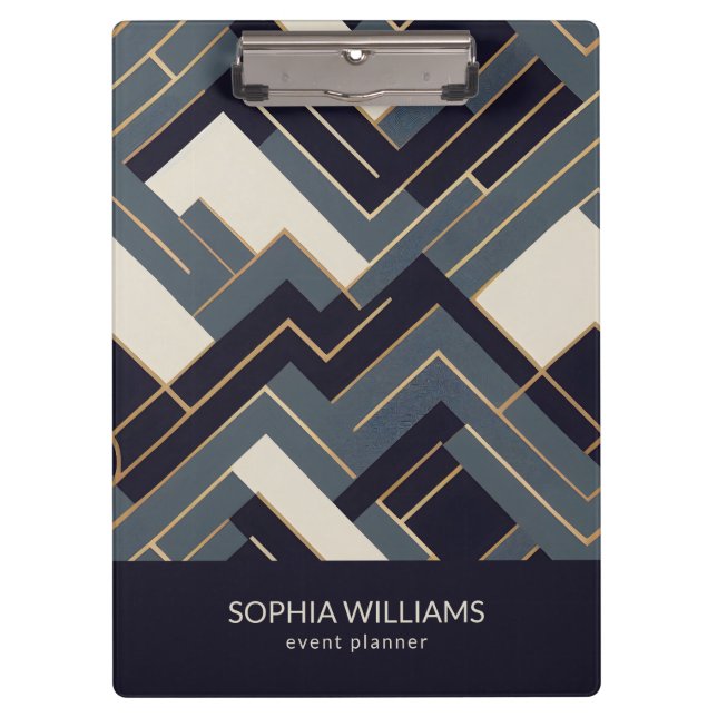 Pranchetas Ilustração geométrica do Ouro (Frente)