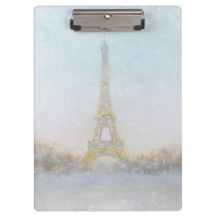 Pranchetas Imagem da aguarela de Eiffel Towe