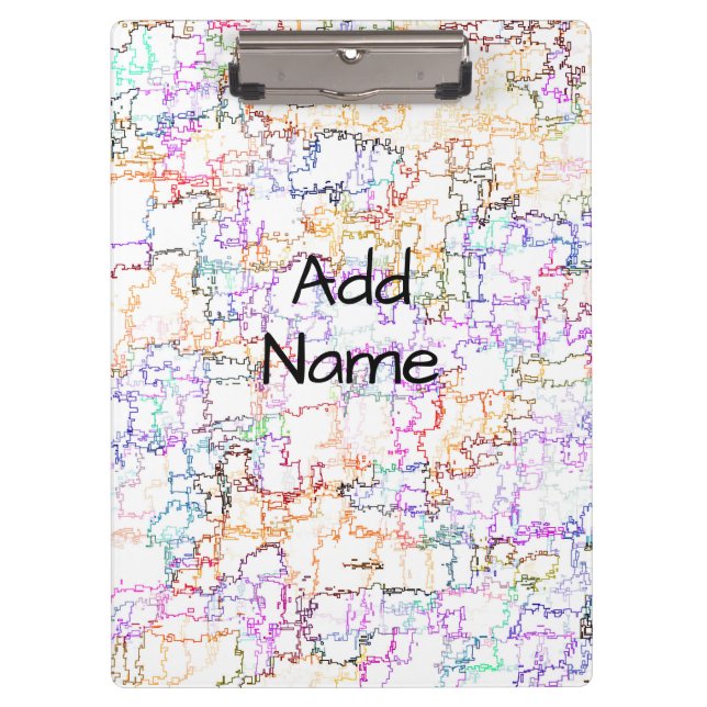 Pranchetas Imitando Linhas de Desenho de Mão (Frente)