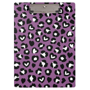 Pranchetas Impressão Animal, Leopardo Roxo, Manchas de Chita,