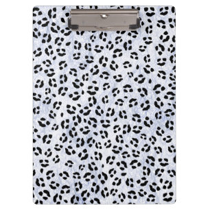 Pranchetas Impressão branco do leopardo