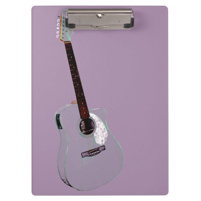 Pranchetas Impressão de arte de guitarra (Frente)
