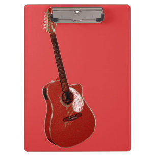 Pranchetas Impressão de arte de guitarra