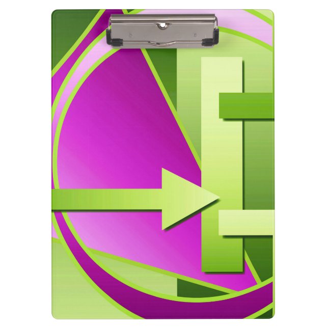 Pranchetas impressão de arte digital "Diagrama de Circuito",  (Frente)