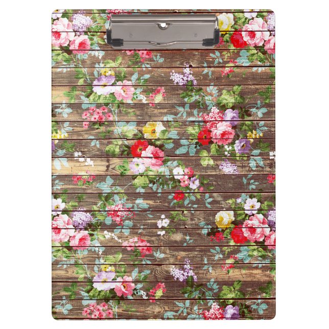 Pranchetas Impressão de madeira da foto de Brown dos rosas (Frente)