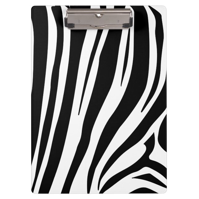 Pranchetas Impressão de zebra personalizável (Frente)