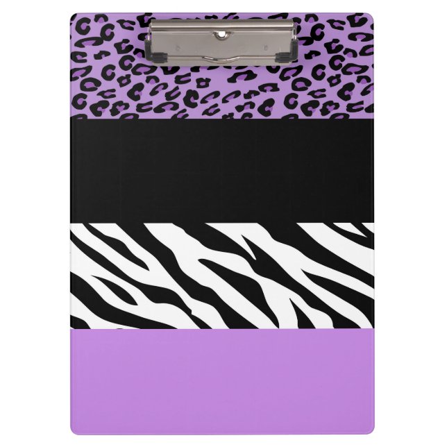 Pranchetas Impressão Leopardo, Impressão Zebra, Impressão Ani (Frente)