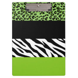 Pranchetas Impressão Leopardo, Impressão Zebra, Impressão Ani