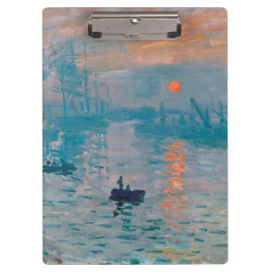 Pranchetas Impressão monet impressionista da classe sunrise