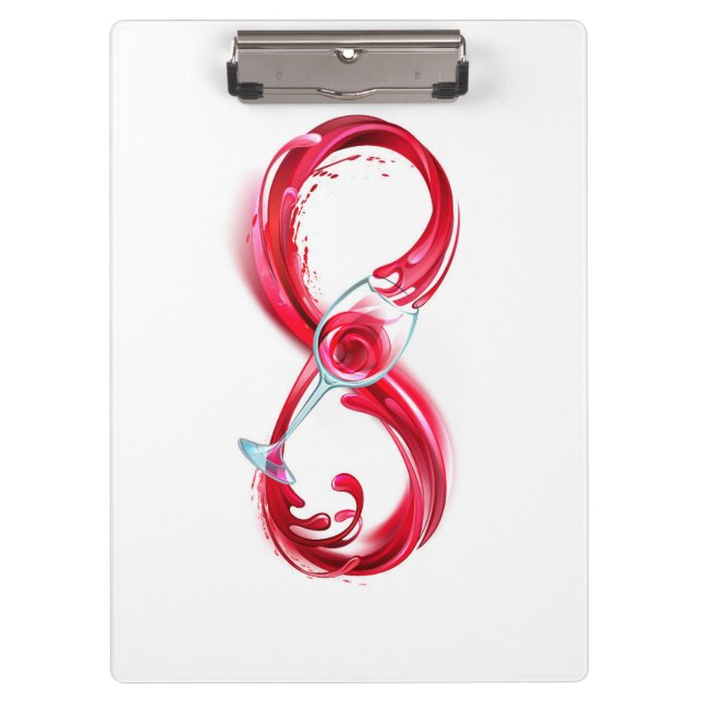 Pranchetas Infinidade com vinho tinto (Frente)