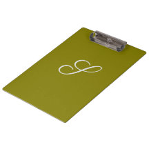 Inicial monograma minimalista verde sálvia 