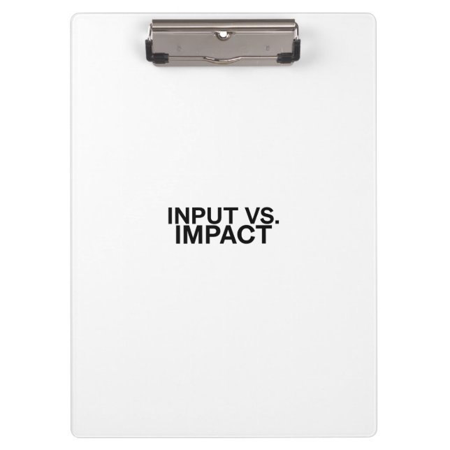 Pranchetas Input vs. Impact Professional Clipboard (Frente)
