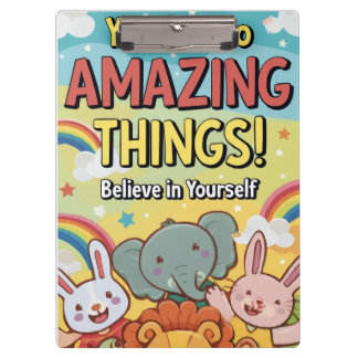 Pranchetas Inspiring Clipboard for Young Learners