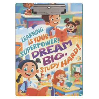 Pranchetas Inspiring Clipboard for Young Learners