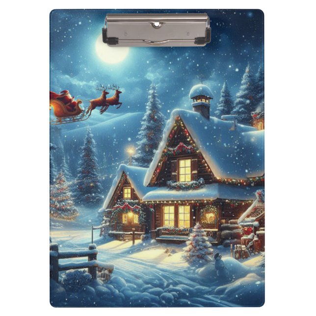 Pranchetas Inverno/Papais noeis/Natal/Neve (Frente)