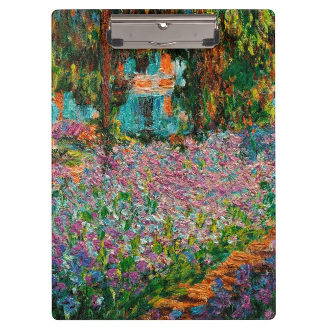 Pranchetas Íris Jardim Monet Giverny flores (Frente)