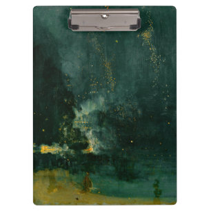 Pranchetas James Whistler - Noite em preto e Dourado