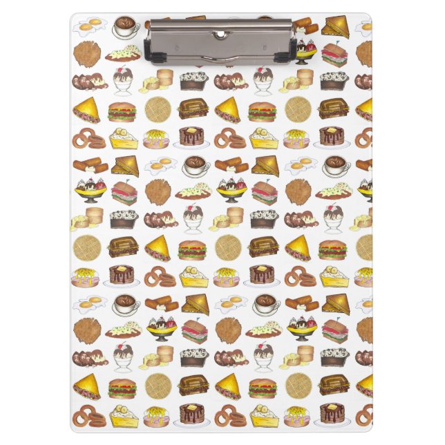 Pranchetas Jantar Greasy Spoon Clássico do Contador de Almoço (Frente)