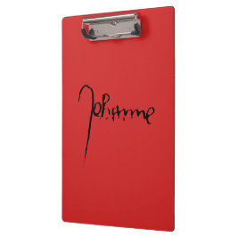 Pranchetas Jeanne d'Arc Saint Joan in heaven faith Signature