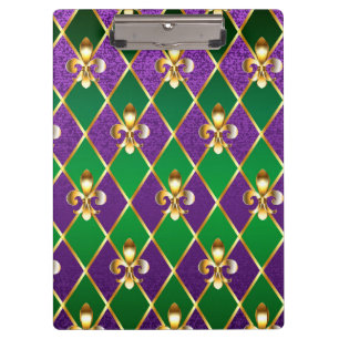 Pranchetas Jewelry Background Mardi Gras
