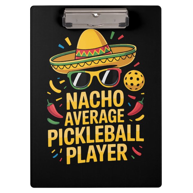 Pranchetas Jogador de pickleball não médio (Frente)