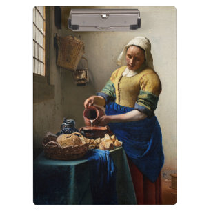 Pranchetas Johannes Vermeer - A Milkmaid