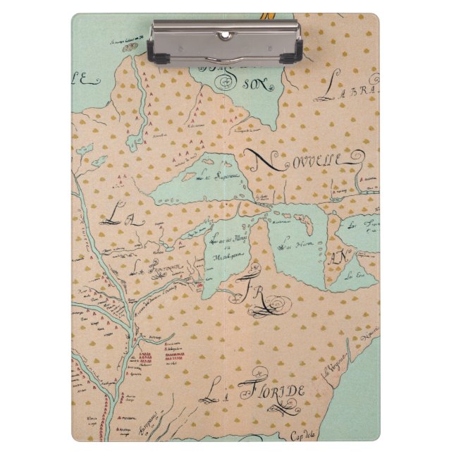 PRANCHETAS JOLLIET: AMERICA DO NORTE 1674 (Frente)