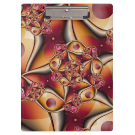 Pranchetas Joy Abstrato Red Orange Fantasy Fractal