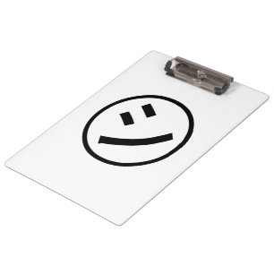 Pranchetas Katakana Emoji de sorriso/Emoticon de Shi Kana do