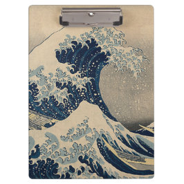 Pranchetas Katsushika Hokusai. A onda do Excelente de Kanagaw