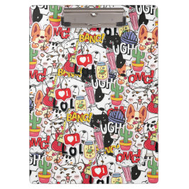 Pranchetas kawaii funny pet design - cute animal lover