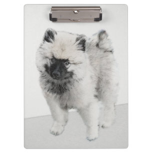 Pranchetas Keeshond Puppy Drapy - Arte Cachorro Original Boni