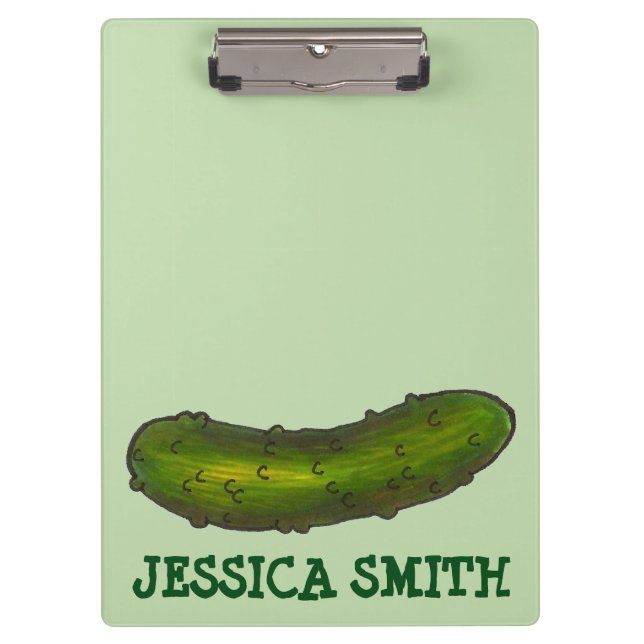 Pranchetas Kosher Dill Sour Pickle Deli Verde Personalizado (Frente)