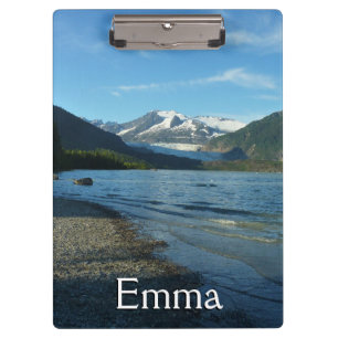 Pranchetas Lago Mendenhall, na paisagem de Juneau Alaska