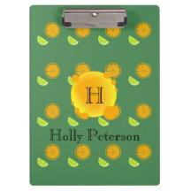 Laranjas e Limões em Monograma Bonito