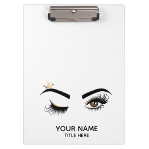 Pranchetas Lash Queen Piscar os olhos Eye Makeup Artist Lashe