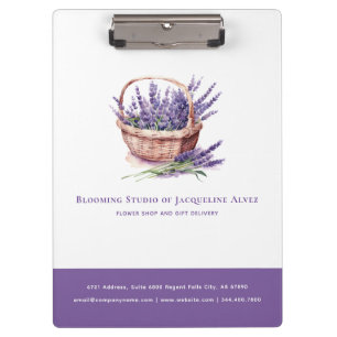 Pranchetas Lavanda de Compro de Flor Personalizada Elegante
