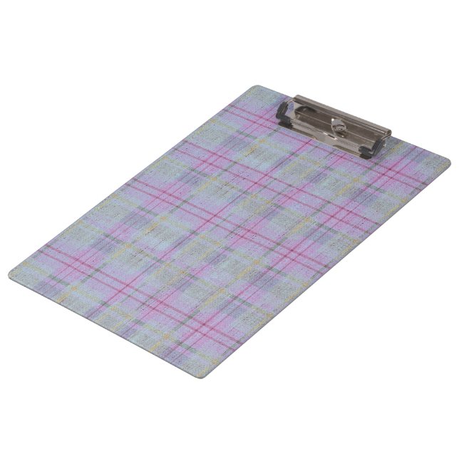 Pranchetas Lavender Plaid Harmony  (Inclinado)