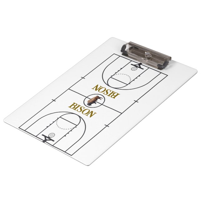 Pranchetas Layout de quadra de basquete não para caneta esfer (Inclinado)