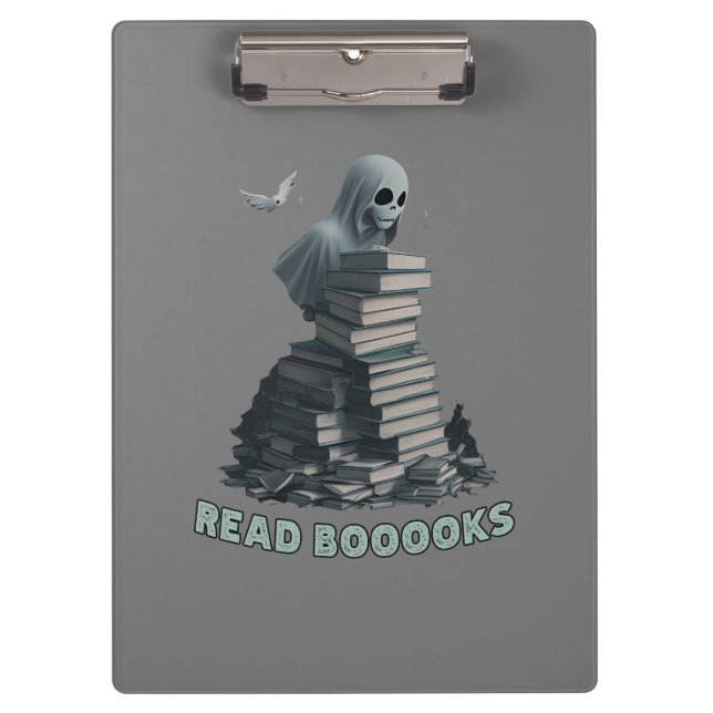 Pranchetas Leia livros, Ghost lendo livros (Frente)