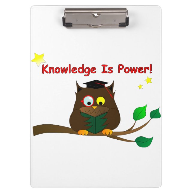 Pranchetas Leitura de Wise Owl (Frente)