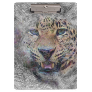 Pranchetas leopardo animal artístico