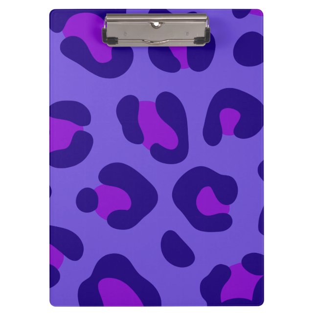 Pranchetas Leopardo Roxo Elétrico (Frente)